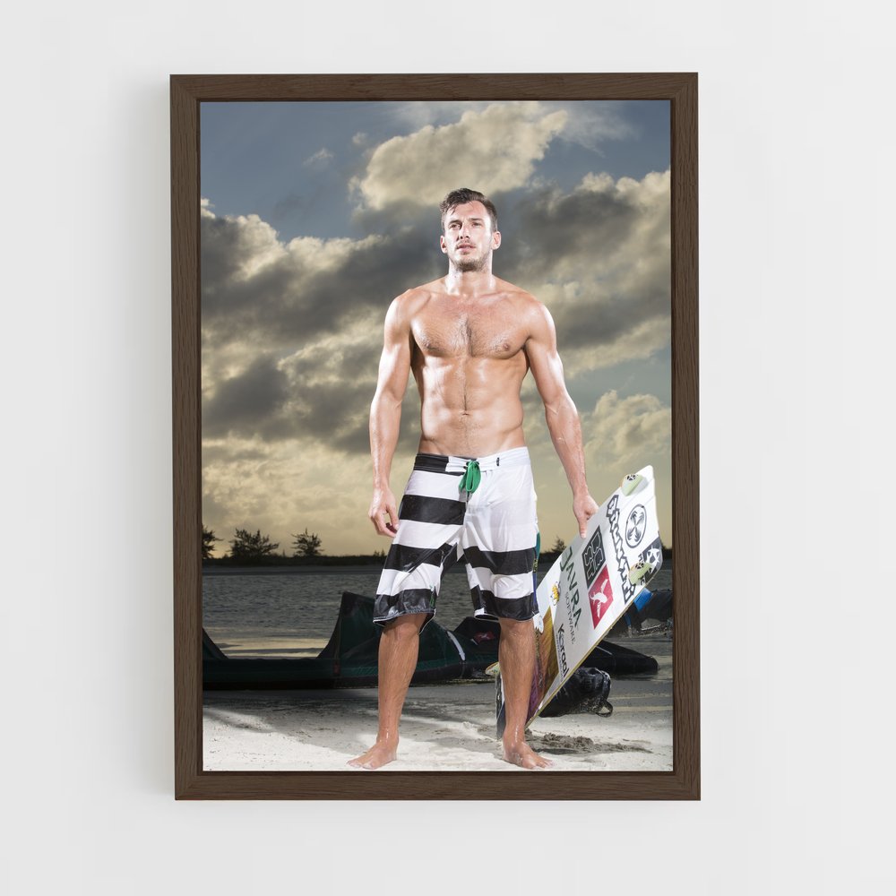 Poster Youri de zoon – affiche Kitesurf (vue 5)